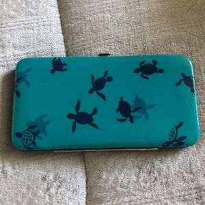 Blue turtle wallet